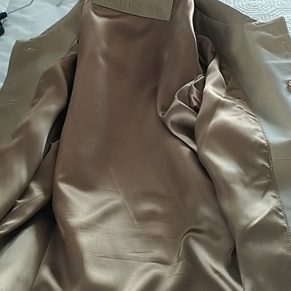Nuage cGc Collection. Classic Tan Leather Jacket M - Picture 10 of 13
